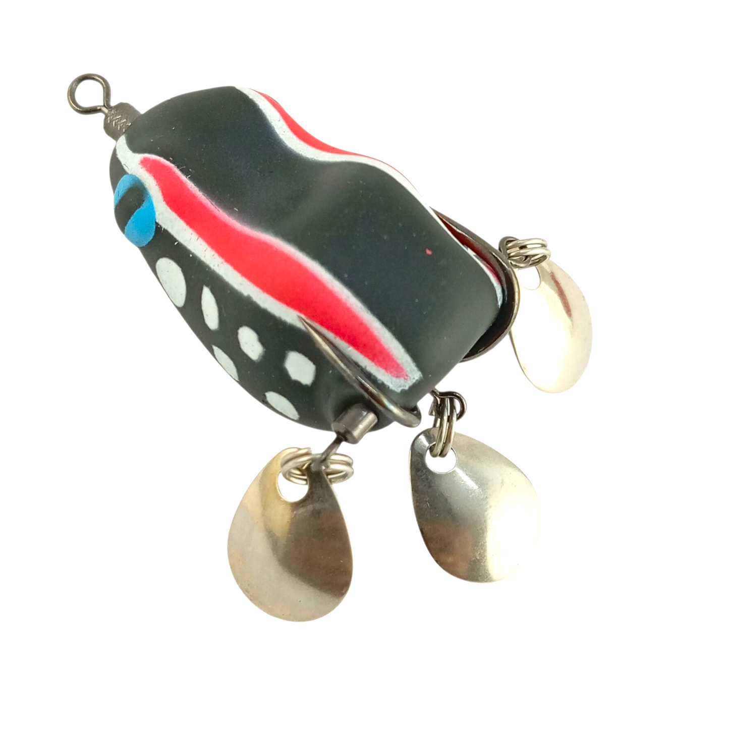 Thai Soft Imitation Frog Lure With Triple Spinner Frog |6.5gms|3.5cm