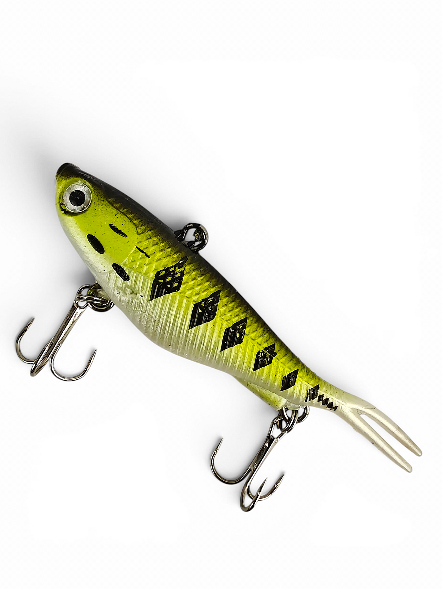 Twin Tail Fishing Soft Lure With Treble Hook 9.5cm|21gms