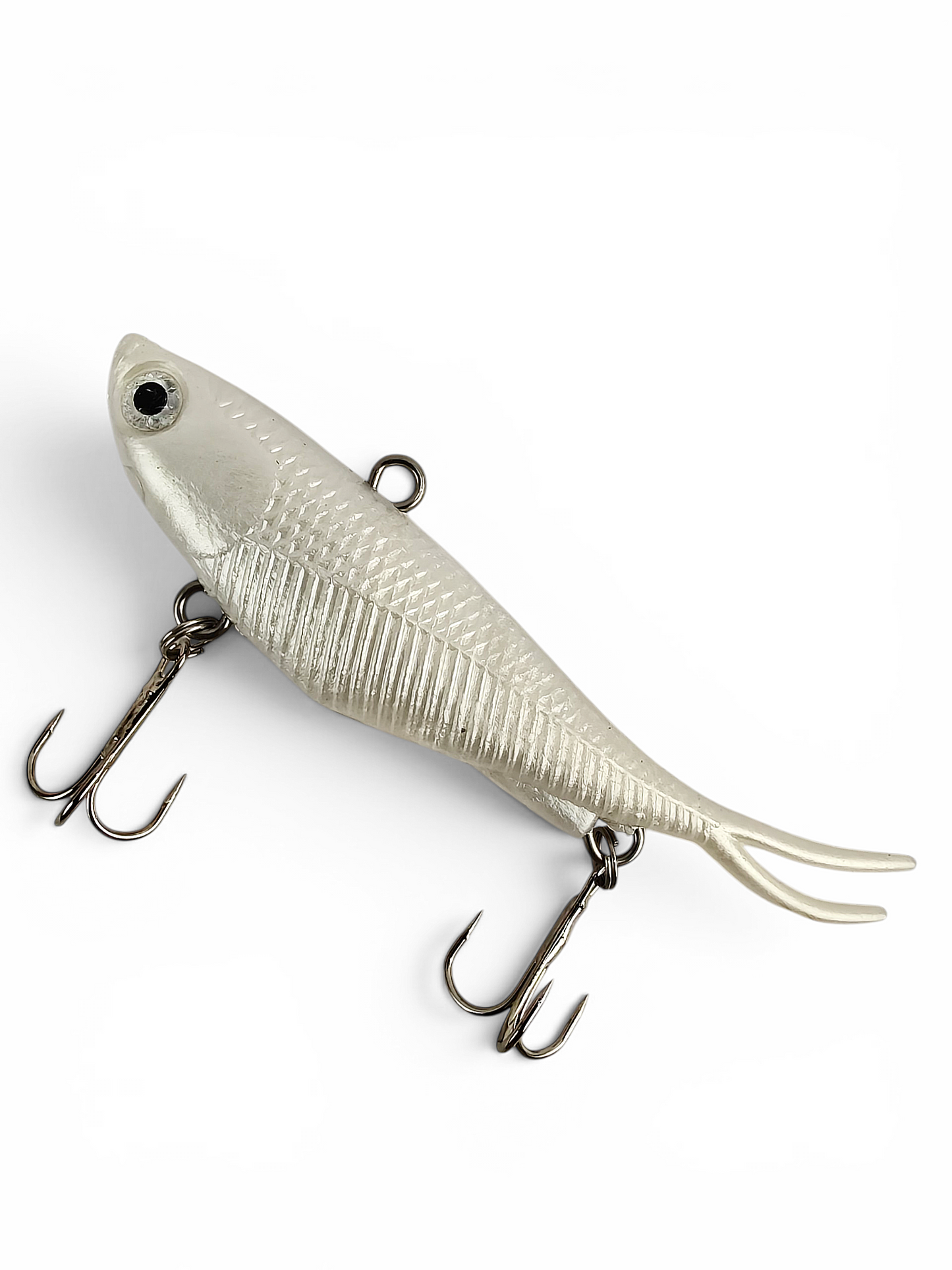 Twin Tail Fishing Soft Lure With Treble Hook 9.5cm|21gms
