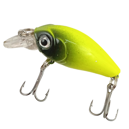 Ultra-Light-Fishing-Crank-Bait  5cm-3.9gms - Lemon Twist