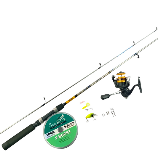 Ultralight Freshwater and Saltwater Fishing Combo main image