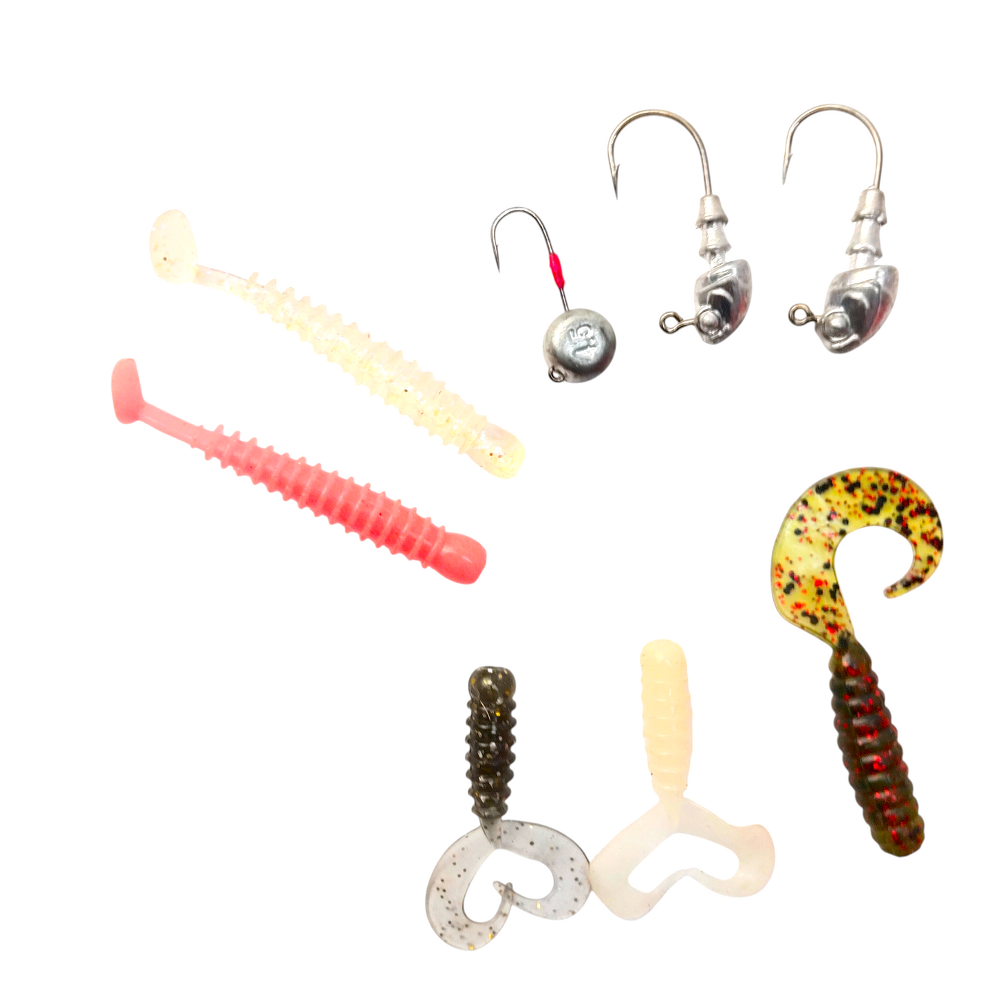 Ultra Light  Soft Lures Fishing Combo