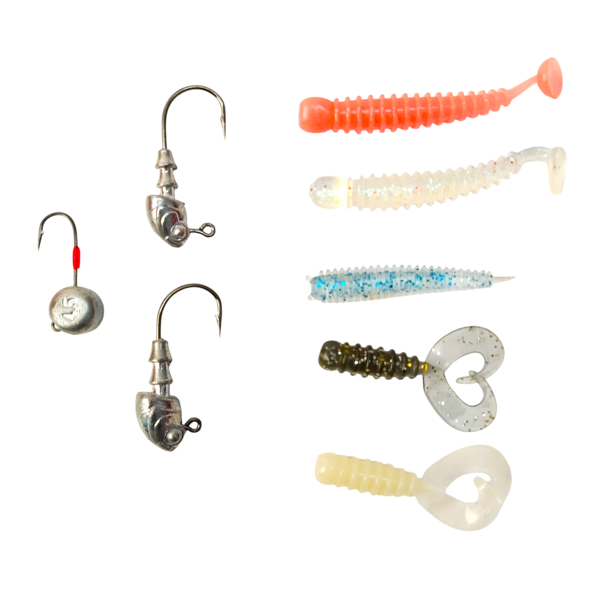 Ultra Light  Soft Lures Fishing Combo