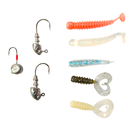 Ultra Light  Soft Lures Fishing Combo