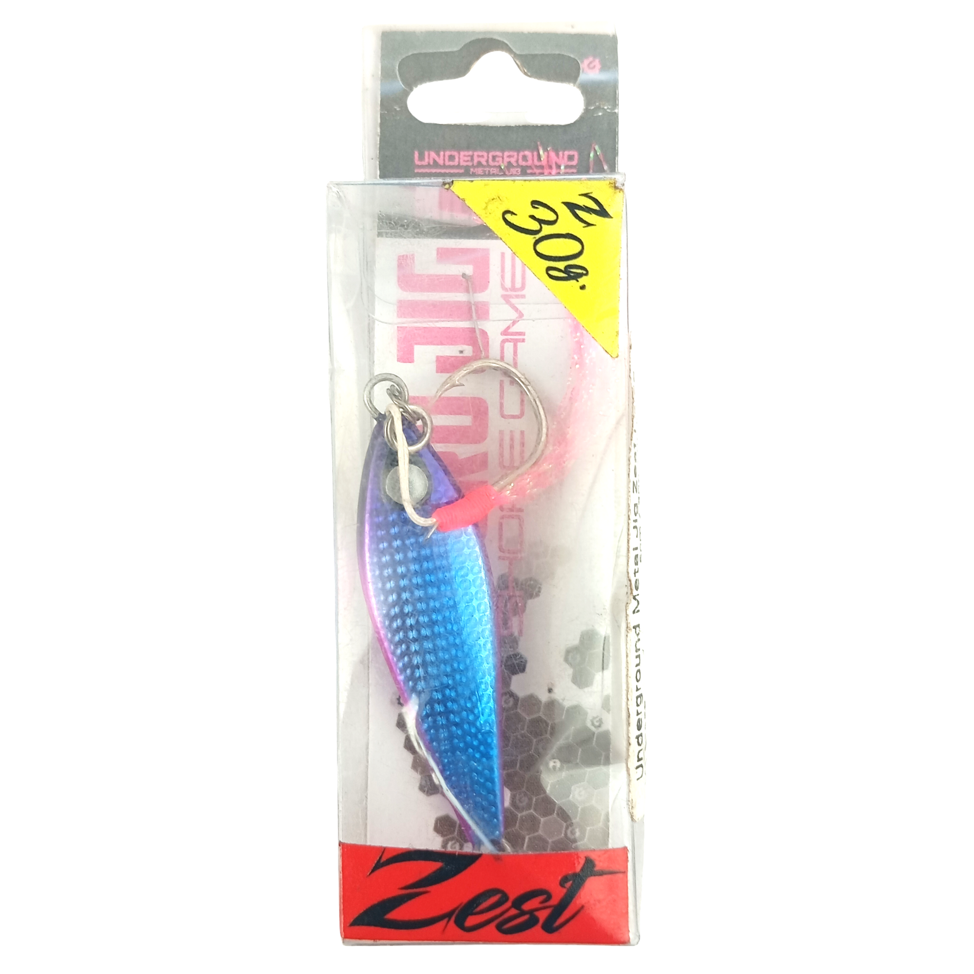 Underground Metal Jig Zest 30gms,5cm Fishing Lure Pink Purple Close  Image
