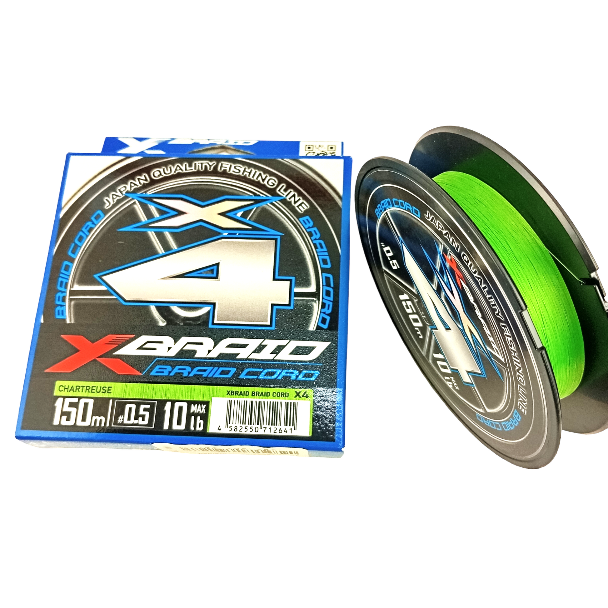 YGK X-Braid Cord X4 Braided Line  150m-10Lb Fishing Line Close Image