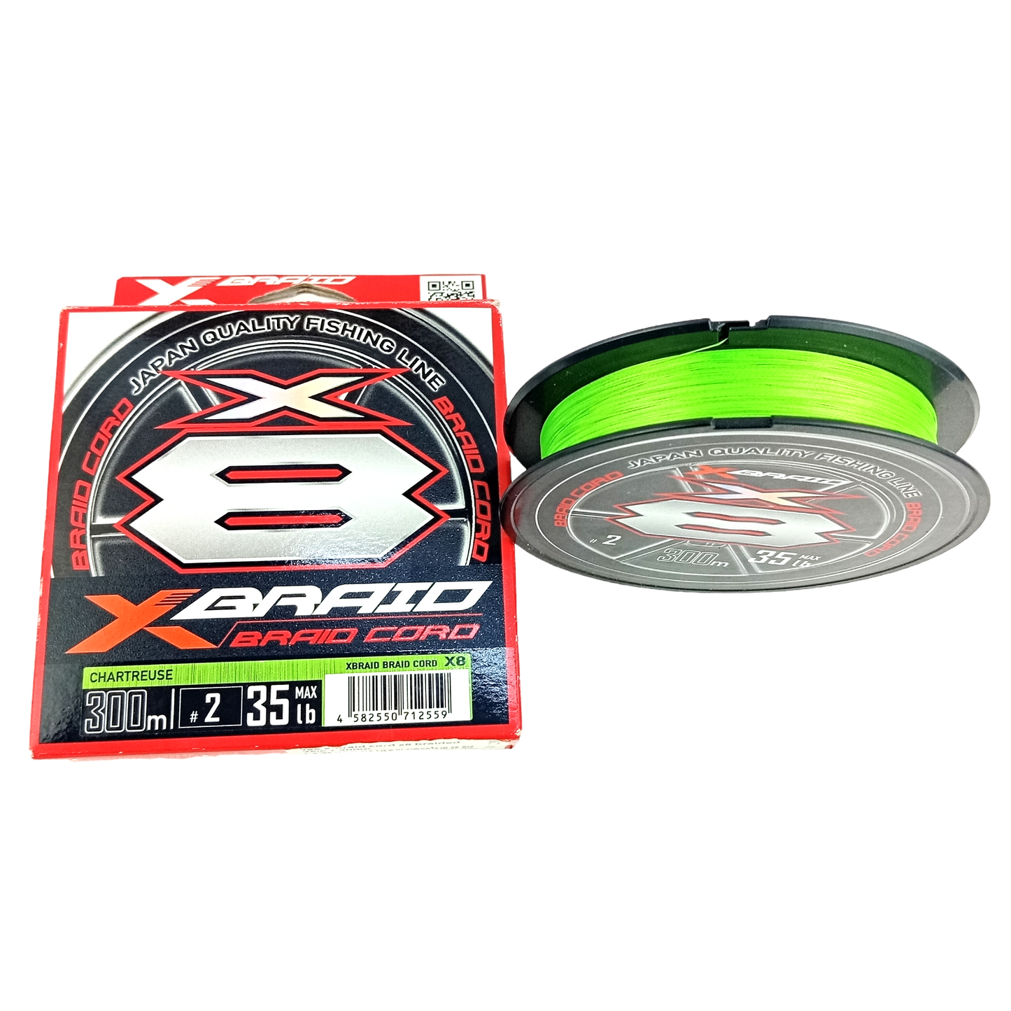 YGK X-Braid Cord X8 Braided Line  300m-35LB Fishing Line Close Image