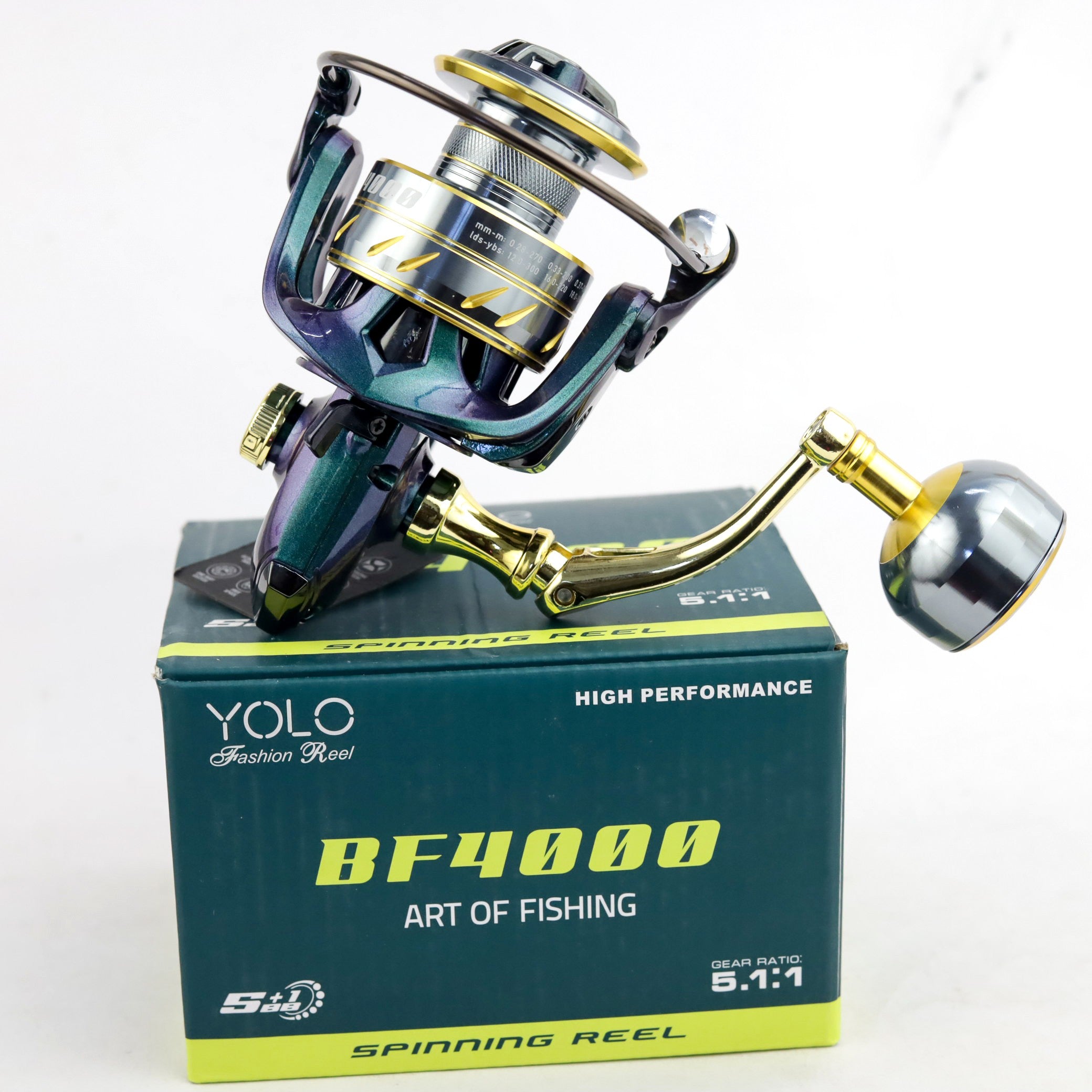 Python Fishing Reel Yolo BF4000|5000| Spinning Fishing Reel | Aluminium Handle – Fish With ...