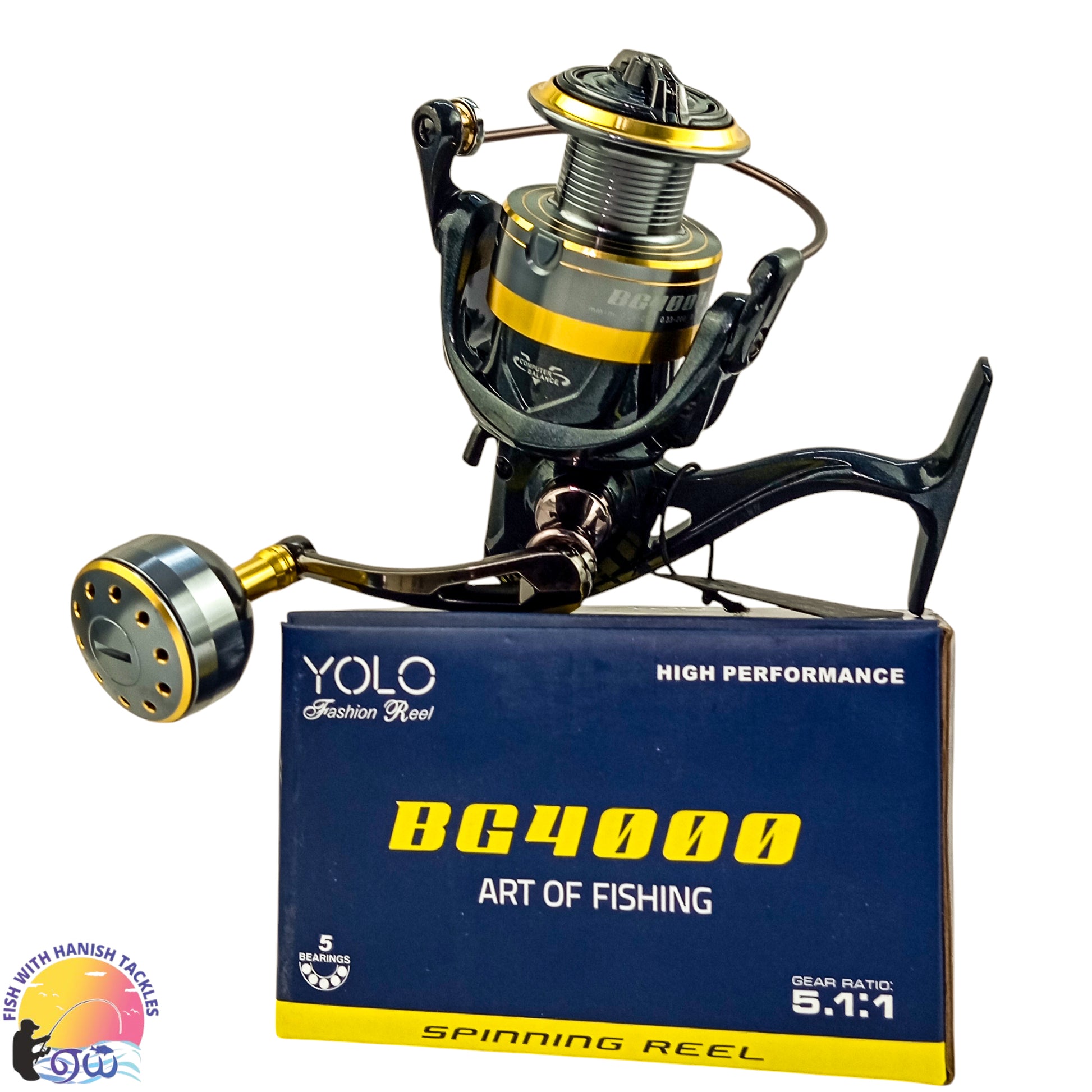 Yolo BG 4000/5000 Spinning Fishing Reel | 7Kg Drag