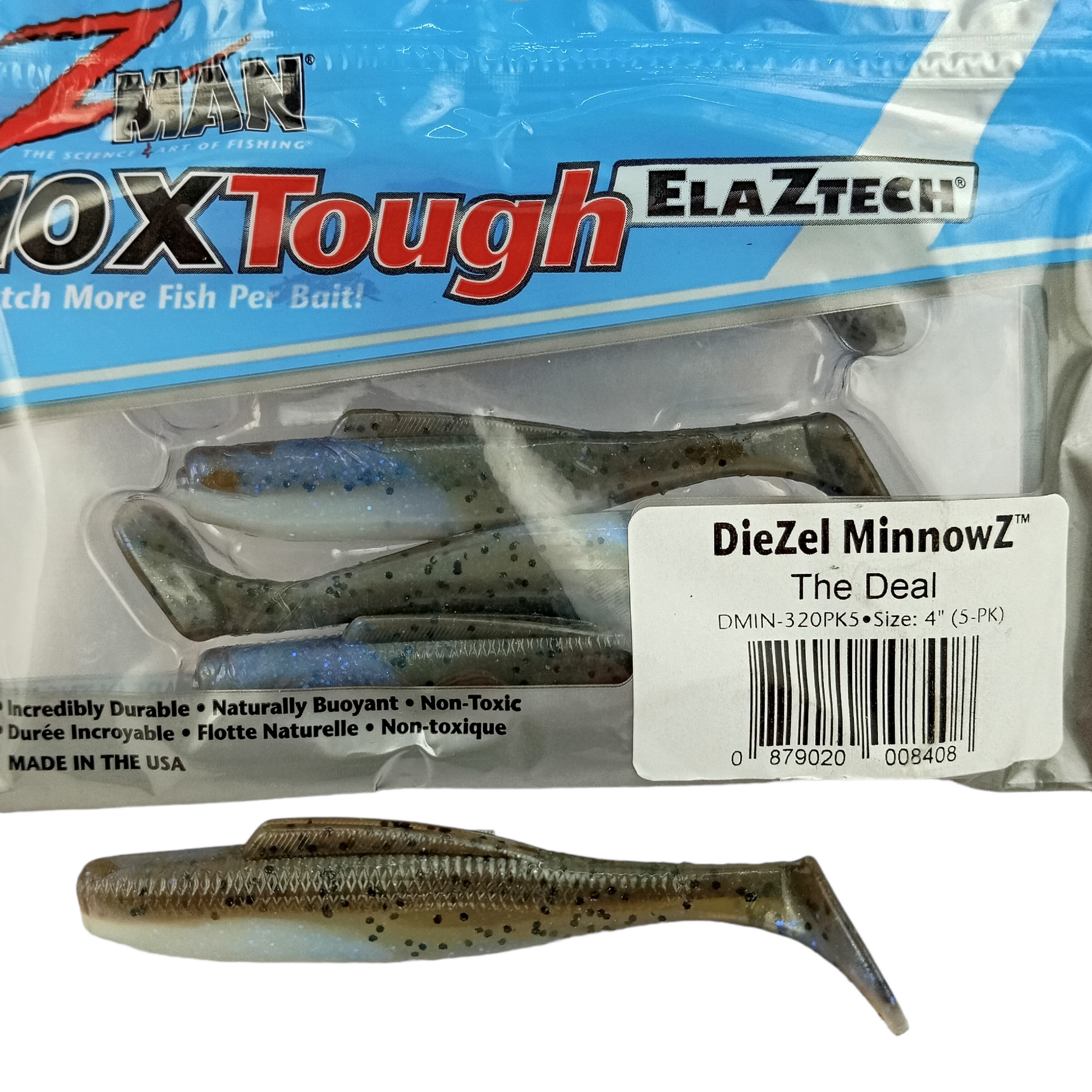 ezits fishing lures Z Man Diezel MinnowZ 4" Inch