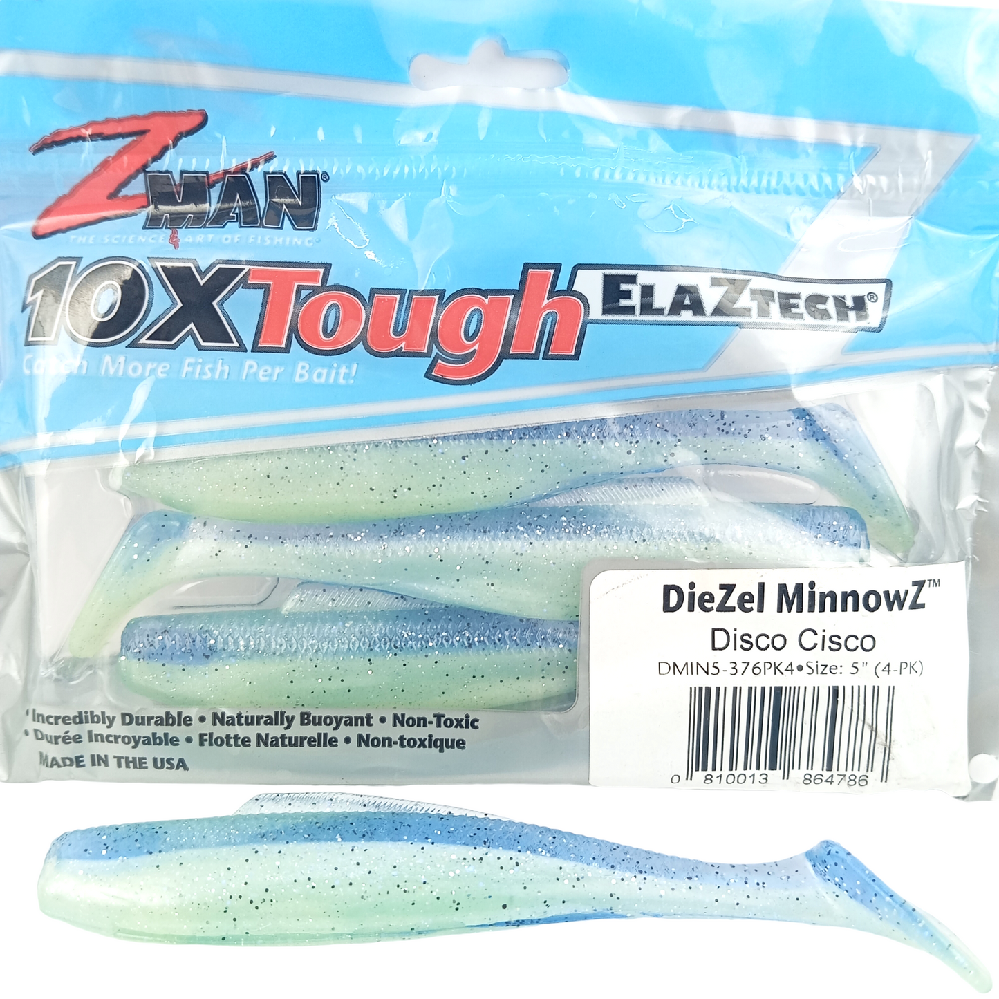 Z Man DieZel MinnowZ Size-5 Disco Cisco Single Image