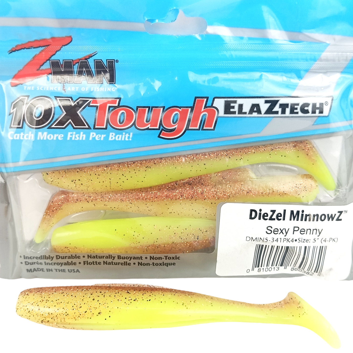 Z Man DieZel MinnowZ Size-5 Sexy Penny Single  Image