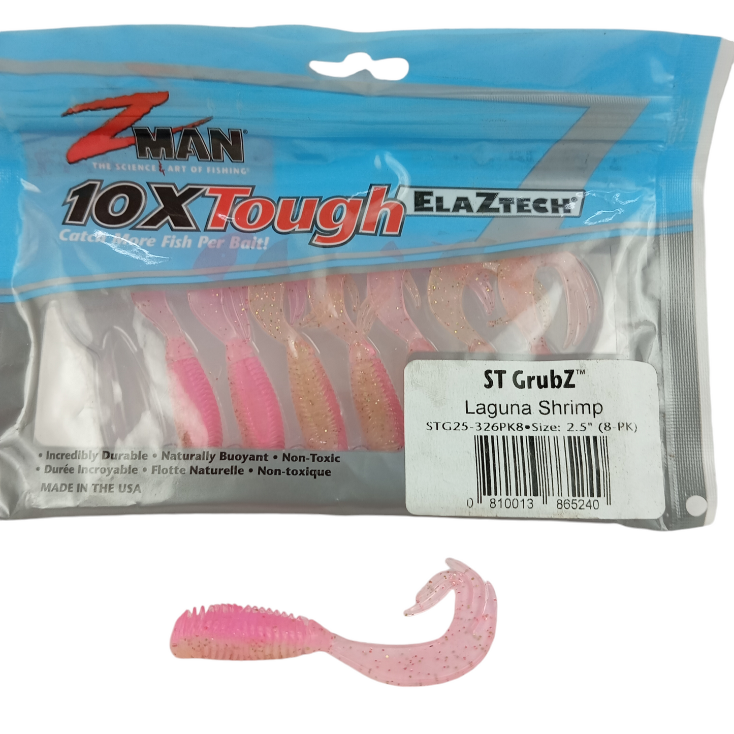 Z Man ST GrubZ Size 2.5 Laguna Shrimp Close Image