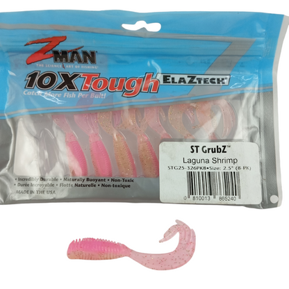 Z Man ST GrubZ Size 2.5 Laguna Shrimp Close Image