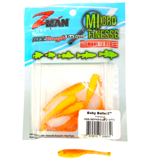 Zman Baby Ballerz 10x Tough Elaztech Size-2 ( Single Pc) 