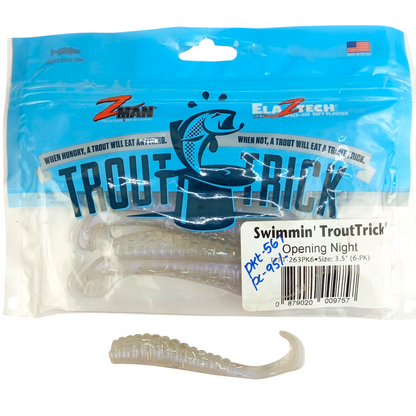 Z man SWIMMIN' TROUT TRICK 3.5inch ( Single Pc)
