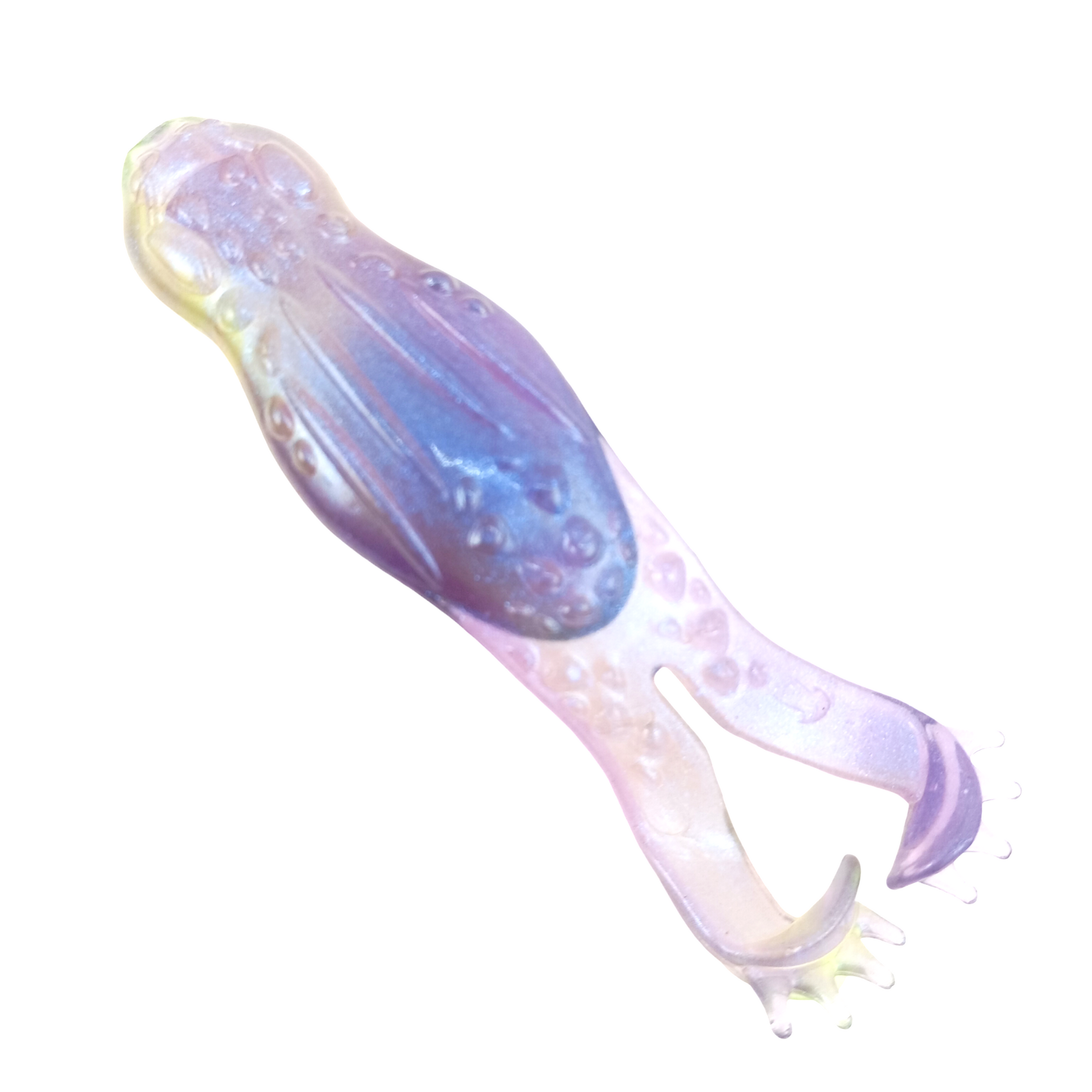 Zman Goat ToadZ™ 10X Tough ElaZtech® 4inch10cm Purple Death Close Up Image