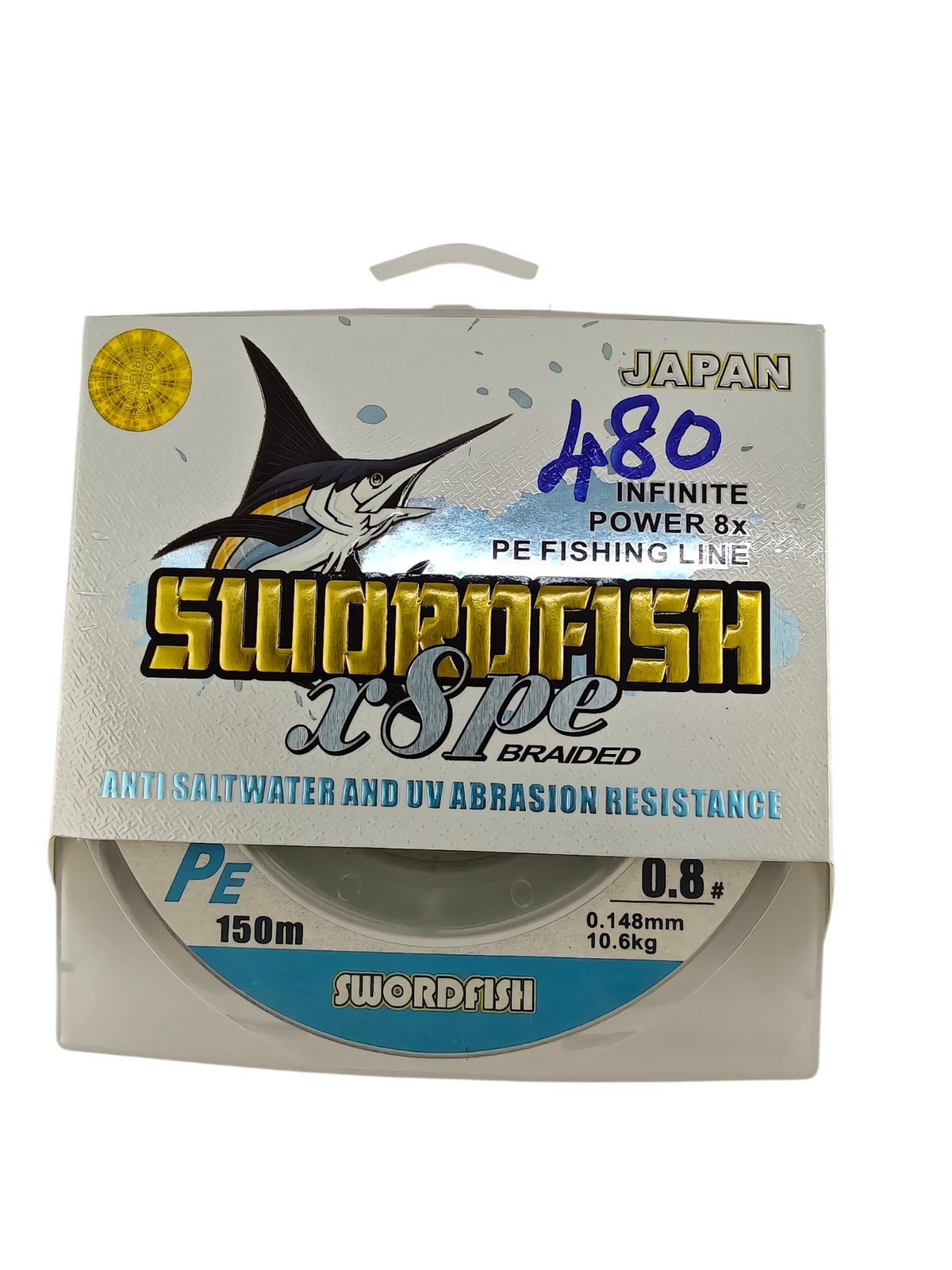 Swordfish X8 PE Multi Color Braided Line -150m Spools