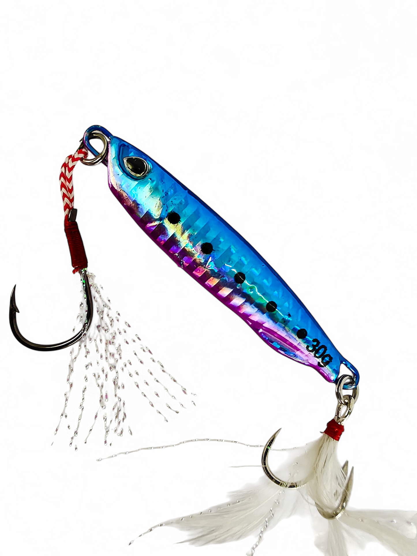 Jig Lure with Single Assist and Treble Hooks | 30gms