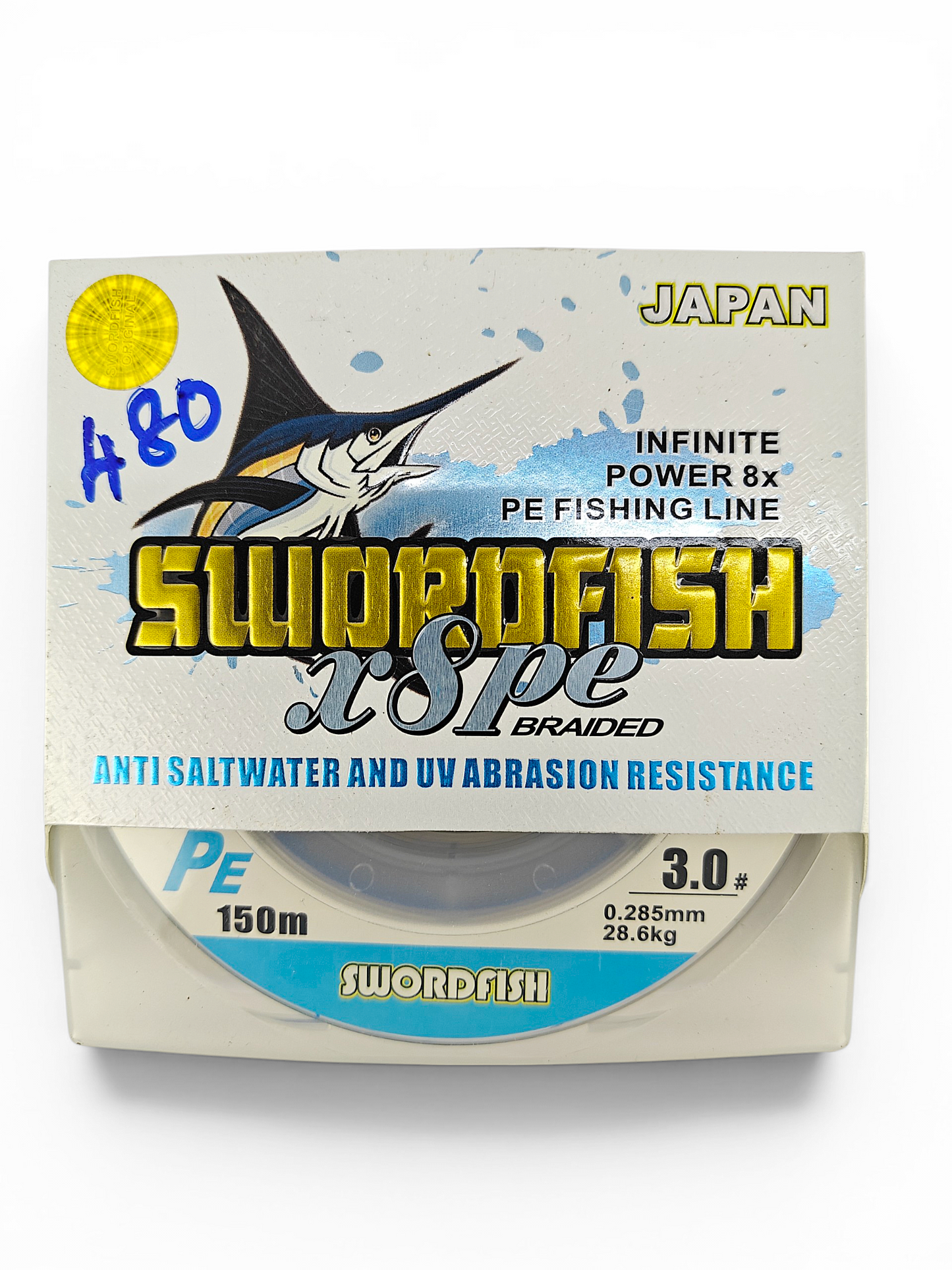 Swordfish X8 PE Multi Color Braided Line -150m Spools