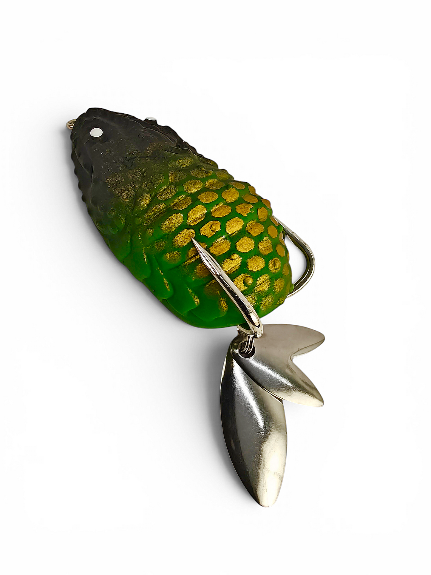 Morizo Double Spinner Frog Lures 4.5cm|7.5gms