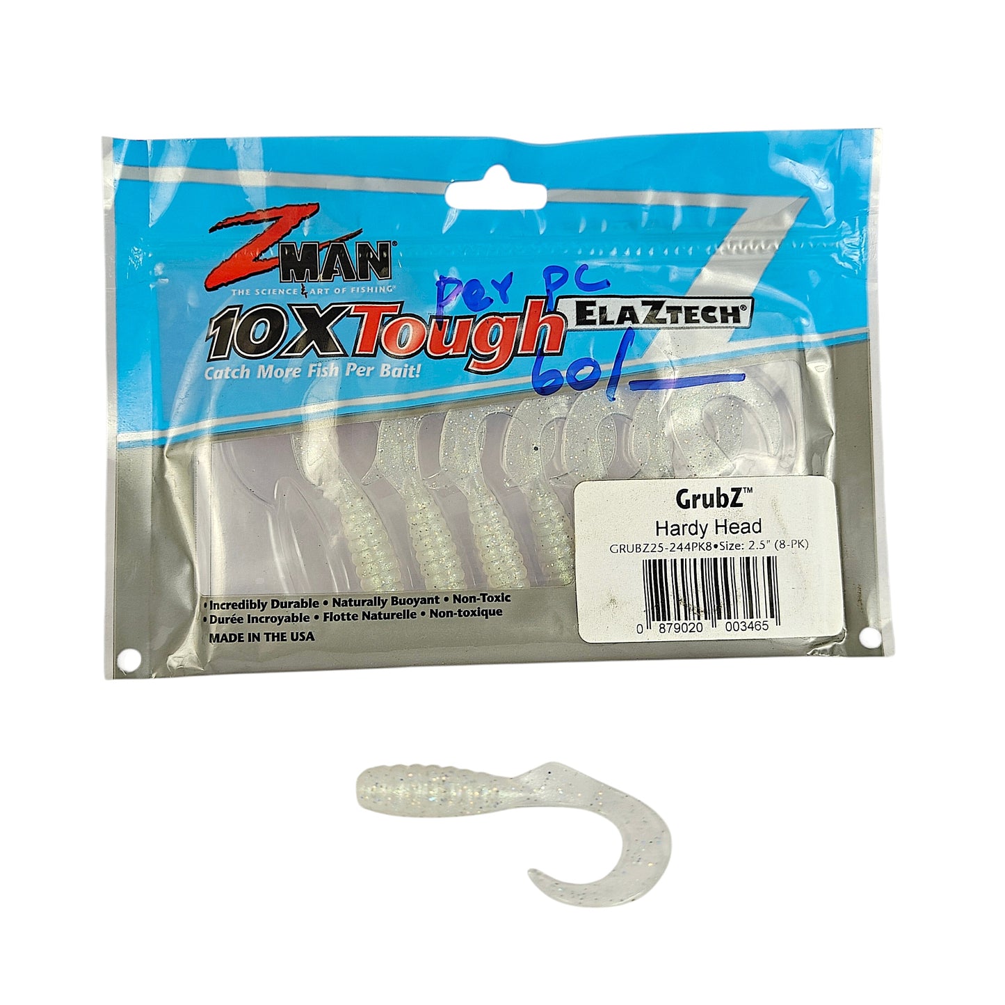 Z Man GrubZ Size-2.5 Soft Lure Single Pc