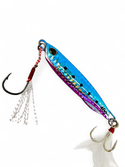 Jig Lure with Single Assist and Treble Hooks | 40gms
