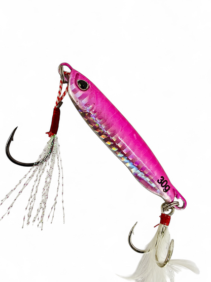 Jig Lure with Single Assist and Treble Hooks | 30gms