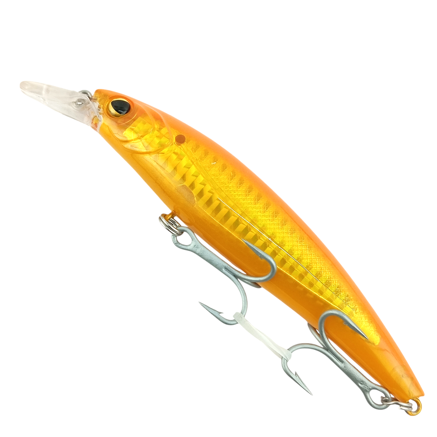 utac Minnow Floating Fishing Lure 110mm-25gms Gold Yellow Close Up Image